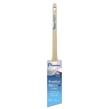 Premier Premier Brooklyn 1-1/2 in. Soft Thin Angle Paint Brush 17280